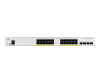 Cisco Catalyst 1000-24T-4X-L - Switch - managed - 24 x 10/100/1000 + 4 x 10 Gigabit SFP+ (Uplink)