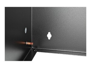 StarTech.com Wandmontage Halterung für flache Rack Geräte - 8HE - Gehäuse - geeignet für Wandmontage - Schwarz - 8U - 30.5 cm (12")