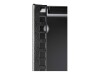 StarTech.com Wandmontage Halterung für flache Rack Geräte - 8HE - Gehäuse - geeignet für Wandmontage - Schwarz - 8U - 30.5 cm (12")