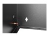 StarTech.com Wandmontage Halterung für flache Rack Geräte - 8HE - Gehäuse - geeignet für Wandmontage - Schwarz - 8U - 30.5 cm (12")