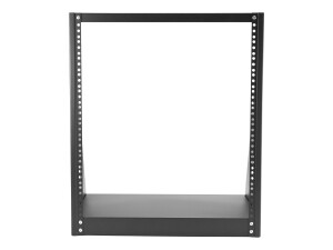 StarTech.com 2POSTRACK12 2 Pfosten Schwerlast Rack (Open Frame Server Rack, 12HE)