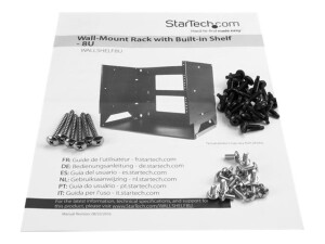 StarTech.com Wandmontage Server Rack mit Fachboden - 4HE...