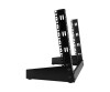 StarTech.com RK8OD Desktop Rack (8 HE - 2 Post Open Frame Rack) Schwarz