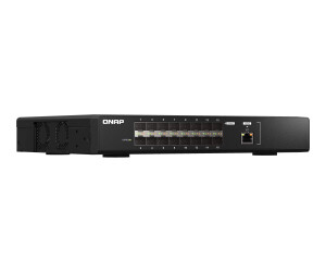 QNAP QSW -M5216-1T - Switch - Managed - 16 x 25 Gigabit SFP28 + 1 x 10 Gigabit Ethernet