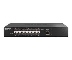 QNAP QSW -M5216-1T - Switch - Managed - 16 x 25 Gigabit SFP28 + 1 x 10 Gigabit Ethernet