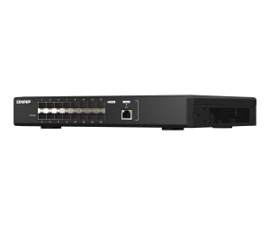 QNAP QSW-M5216-1T - Switch - managed - 16 x 25 Gigabit SFP28 + 1 x 10 Gigabit Ethernet