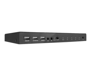 Lindy KVM-/Audio-/USB-Switch - 4 x KVM/Audio/USB