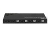 Lindy KVM-/Audio-/USB-Switch - 4 x KVM/Audio/USB