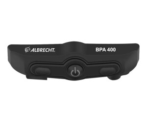 Albrecht 15540 - Headphones - Helmet - Calls & Music - Black - Binaural - Volume + - Loudness -