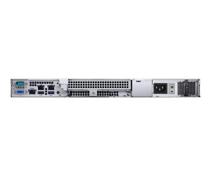 Dell PowerEdge R250 - Server - Rack-Montage - 1U - 1-Weg - 1 x Xeon E-2314 / 2.8 GHz - RAM 16 GB - SATA - Hot-Swap 8.9 cm (3.5")
