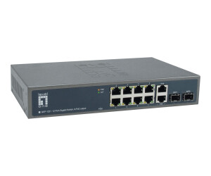 LevelOne GEP-1221 - Switch - unmanaged - 8 x 10/100/1000...