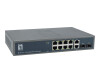 LevelOne GEP-1221 - Switch - unmanaged - 8 x 10/100/1000 (PoE+)