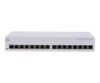 Cisco Business 110 Series 110-16T - Switch - Unmanaged