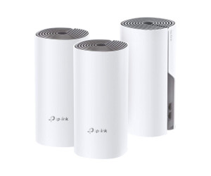 TP-LINK Deco E4 - WLAN-System - (3 Router) - Netz - Wi-Fi 5 - Dual-Band (Packung mit 3)