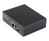 StarTech.com PoE + Industrial Media Converter 60W - Medienkonverter LWL Kupfer - Singlemode-/Multimode Glasfaser auf Kupfer Gigabit Ethernet - Mini/Kompaktgröße - IP-30/ -40°C bis 75°C (IMC1GSFP60W)