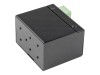 StarTech.com Industrial Media Converter - 100 Mbit/s Medienkonverter LWL Kupfer - Singlemode-/Multimode Glasfaser auf Kupfer Netzwerk - 12-56 V DC - IP-30/-40°C bis 75°C (IMC100MSFP)