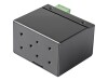 StarTech.com PoE + Industrial Media Converter 30W - Medienkonverter LWL Kupfer - Singlemode-/Multimode Glasfaser auf Kupfer Gigabit Ethernet - Mini/Kompaktgröße - IP-30/ -40°C bis 75°C (IMC1GSFP30W)