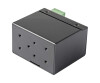 StarTech.com PoE + Industrial Media Converter 30W - Medienkonverter LWL Kupfer - Singlemode-/Multimode Glasfaser auf Kupfer Gigabit Ethernet - Mini/Kompaktgröße - IP-30/ -40°C bis 75°C (IMC1GSFP30W)