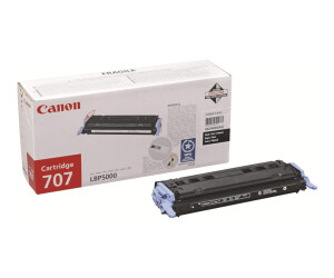 Canon 707 - Schwarz - original - Tonerpatrone