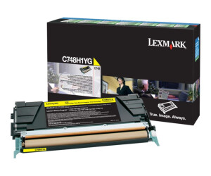 Lexmark high productive - yellow - original