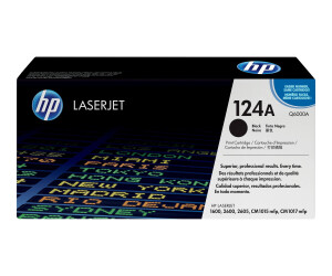 HP 124A - Schwarz - original - LaserJet - Tonerpatrone (Q6000A)