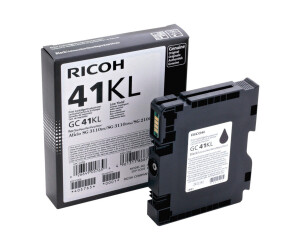 Ricoh GC 41KL - low yield - black - original