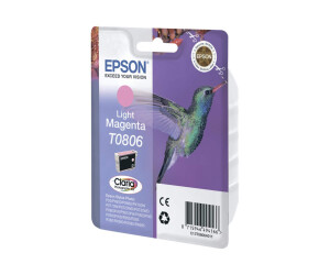 Epson T0806 - 7.4 ml - light magenta paint - original