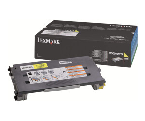 Lexmark yellow - original - toner cartridge - for Lexmark...