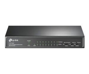TP -Link TL -SF1009P - Switch - Unmanaged - 8 x 10/100 (POE+)