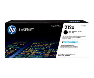 HP 212x - high productive - black - original - laser jet - toner cartridge (W2120X)