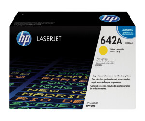 HP 642A - Gelb - original - LaserJet - Tonerpatrone (CB402A)