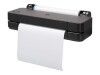 HP DesignJet T250 - 610 mm (24") Großformatdrucker - Farbe - Tintenstrahl - A1, ANSI D - 2400 x 1200 dpi - bis zu 0.5 Min./Seite (einfarbig)/