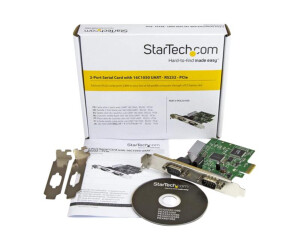 StarTech.com 2 Port PCI Express Seriell Karte mit 16C1050...
