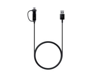 Samsung Dual Car Charger EP-L1100 - Auto-Netzteil - 15 Watt - 2 A - FC - 2 Ausgabeanschlussstellen (USB)
