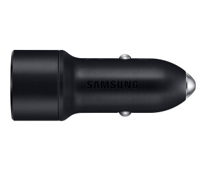 Samsung Dual Car Charger EP-L1100 - Auto-Netzteil - 15 Watt - 2 A - FC - 2 Ausgabeanschlussstellen (USB)