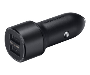 Samsung Dual Car Charger EP-L1100 - Auto-Netzteil - 15 Watt - 2 A - FC - 2 Ausgabeanschlussstellen (USB)