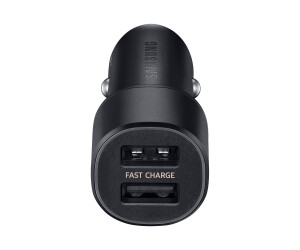 Samsung Dual Car Charger EP-L1100 - Auto-Netzteil - 15 Watt - 2 A - FC - 2 Ausgabeanschlussstellen (USB)