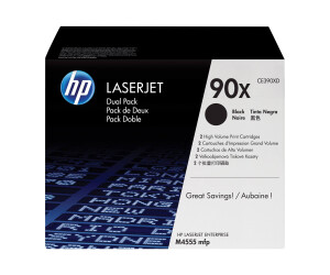 HP 90X - 2er-Pack - Hohe Ergiebigkeit - Schwarz -...