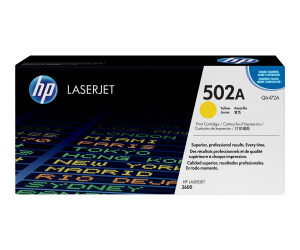 HP 502A - Gelb - original - LaserJet - Tonerpatrone (Q6472A)