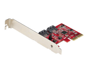 StarTech.com 2 Port PCIe SATA RAID Kontroller - PCIe SATA hardware RAID Controller - PCIe Festplatten/SSD RAID Controller/Karte - Full/Low Profil Blende - ASM1062R SATA RAID (2P6GR-PCIE-SATA-CARD)