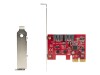 StarTech.com 2 Port PCIe SATA RAID Kontroller - PCIe SATA hardware RAID Controller - PCIe Festplatten/SSD RAID Controller/Karte - Full/Low Profil Blende - ASM1062R SATA RAID (2P6GR-PCIE-SATA-CARD)