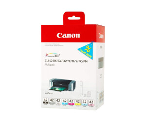Canon CLI-42 BK/GY/LG/C/M/Y/PC/PM Multipack - 8er-Pack