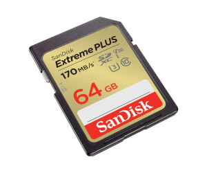 Sandisk Extreme Plus - Flash memory card - 64 GB