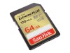 WD SanDisk Extreme PLUS - Flash-Speicherkarte - 64 GB
