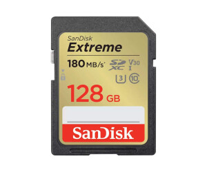 SanDisk Extreme PLUS - Flash-Speicherkarte - 128 GB