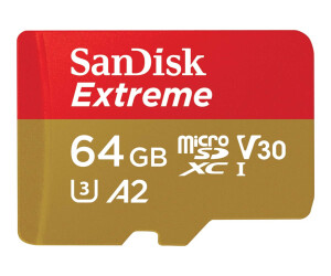 Sandisk Extreme-Flash memory card (Microsdxc-A-SD adapter...