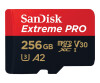 SanDisk Extreme Pro - Flash-Speicherkarte (microSDXC-an-SD-Adapter inbegriffen)