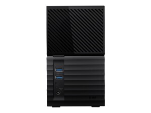 WD My Book Duo WDBFBE0280JBK - Festplatten-Array - 28 TB - 2 Schächte - HDD 14 TB x 2 - USB 3.1 Gen 1 (extern)