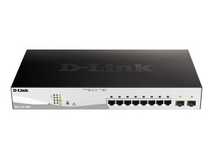 D-Link DGS 1210-10MP - Switch - L2+ - Smart - 8 x...