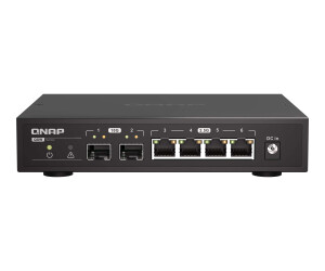QNAP QSW -2104-2S - Switch - Unmanaged - 2 x 10 Gigabit SFP + + 4 x 2.5GBase -T